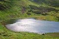 Alpine lake Nesamovyte on summer mountains Royalty Free Stock Photo