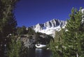 Alpine lake in Sierra Nevada of California Royalty Free Stock Photo