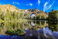 Alpine lake in the White Cloud Wilderness near Sun Valley, Idaho Royalty Free Stock Photo