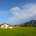 Alpine landscape in Austria Royalty Free Stock Photo