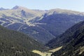 Landscape at the Coma de Ransol in Andorra Royalty Free Stock Photo