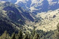 Landscape at the Coma de Ransol in Andorra Royalty Free Stock Photo