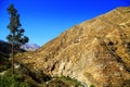 Alpine landscape in Cordiliera Huayhuash Royalty Free Stock Photo