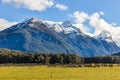 Alpine landscape in Glenorchy, New Zealand Royalty Free Stock Photo