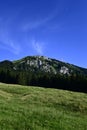 Alpine landscape on the Gruenten