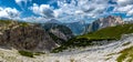 Alpine Landscape With Mountain Peaks In The Dolomites Of South Tirol In Italy Royalty Free Stock Photo