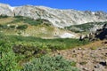 Alpine landscape in the Medicine Bow Mountains of Wyoming Royalty Free Stock Photo