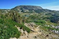 Alpine landscape in the Medicine Bow Mountains of Wyoming Royalty Free Stock Photo