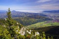 Alpine landscape in Piatra Craiului Mountains, Romania. Royalty Free Stock Photo