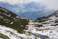 Alpine landscape, Romania Royalty Free Stock Photo