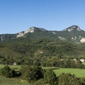 Alpine landscape in southeastern France Royalty Free Stock Photo