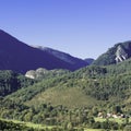 Alpine landscape in southeastern France Royalty Free Stock Photo