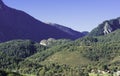 Alpine landscape in southeastern France Royalty Free Stock Photo