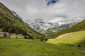 Alpine meadows in the Andorran Pyrenees