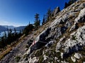 alpine mountain associations mark and maintain signs on hiking