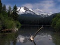 alpine mountain reflection