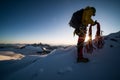 Alpine mountaineering