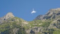 Rocky mouÃÂ¨ntain tops in the Alps, France