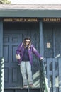 An Alpine Outhouse Atop Arizona at Snowbowl`s Scenic Chairlift