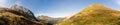 Alpine panorama in the Carnic Alps Royalty Free Stock Photo