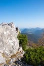 Alpine panorama from top of the rock, Puchberg am Schneeberg, Au