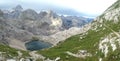 Alpine panorama in Triglav National Park with Zgornje KriÃÂ¡ko jezero