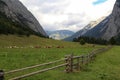 Alpine pastures and meadows in the Austrian Alps Royalty Free Stock Photo