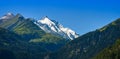 Alpine peak of Grossglockner mountain Royalty Free Stock Photo