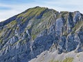 Alpine peak of Tomlishorn in the Swiss mountain range of Pilatus and in the Emmental Alps, Alpnach - Switzerland / Schweiz