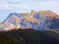 Alpine peaks of Esel and Tomlishorn in the Swiss mountain range of Pilatus and in the Emmental Alps, Alpnach - Canton of Obwalden