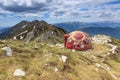 Alpine refuge,Piatra Craiului mounttains,Carpathians,Romania Royalty Free Stock Photo