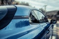 Alpine A110 on the road Royalty Free Stock Photo