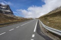 Alpine road on the Julierpass in Switzerland Royalty Free Stock Photo