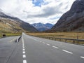 Alpine road on the Julierpass in Switzerland Royalty Free Stock Photo