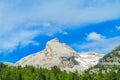 Alpine roky peak Royalty Free Stock Photo