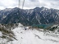 Alpine ropeway transportation Nagano, Japan