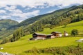 Alpine rural landscape in Carinthia, Austria.