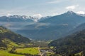 Alpine rural landscape in Western Carinthia, Austria.