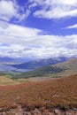 Alpine scene with Autumn colors in the tundra Royalty Free Stock Photo