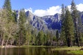 Alpine scene in Yosemite National Park, Sierra Nevada Mountains, California Royalty Free Stock Photo