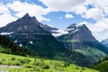 Alpine scenery in Glacier National Park, USA Royalty Free Stock Photo