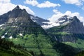 Alpine scenery in Glacier National Park, USA Royalty Free Stock Photo