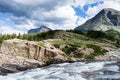 Alpine scenery in Glacier National Park, USA Royalty Free Stock Photo