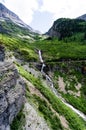 Alpine scenery in Glacier National Park, USA Royalty Free Stock Photo