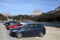 Alpine scenery at Lake Misurina Royalty Free Stock Photo