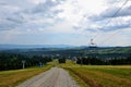 Alpine ski lift, BiaÃâka Tatrzanska, Poland Royalty Free Stock Photo