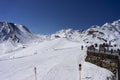 Alpine ski resort Serfaus Fiss Ladis in Austria. Royalty Free Stock Photo