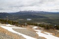 Alpine ski slope with chair lift Funasdalen Sweden