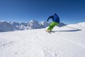 Alpine skiing in high altitude