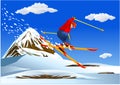 Alpine Skiing-illustrations